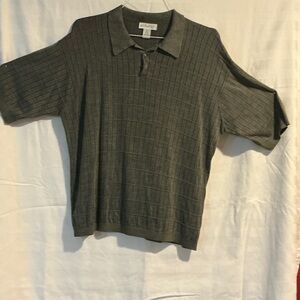 An Original Polo Shirt - Olive Green Short-Sleeve Knit